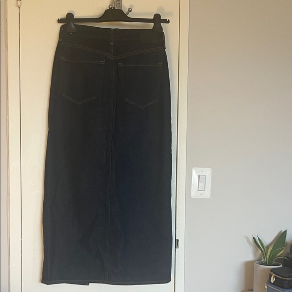 Citizens of humanity x argent Gwynn dark wash blue denim skirt - Picture 4 of 6